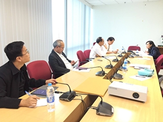 ประชุมเตรียมงานกับคณะทำงาน
สำนักงานกองทุนหมู่บ้านและชุมชนเมืองแห่งชาติ
(สทบ) ครั้งที่ 2